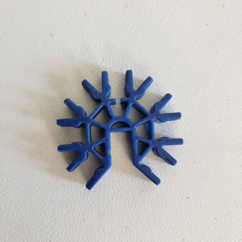 K'Nex 7 Way 3D Connector Blue Replacement Building Parts Lot Knex Qty 100